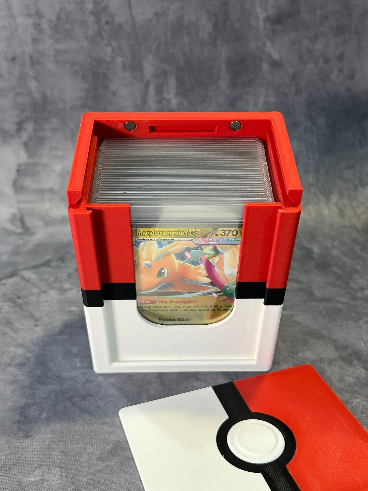 Top Loader Storage Pokeball Theme