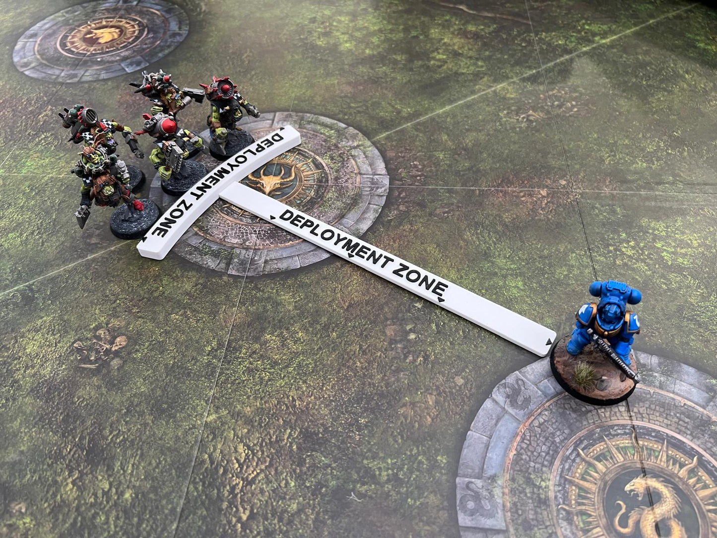 Deep Strike & Deployment Zone Ruler(Curved)