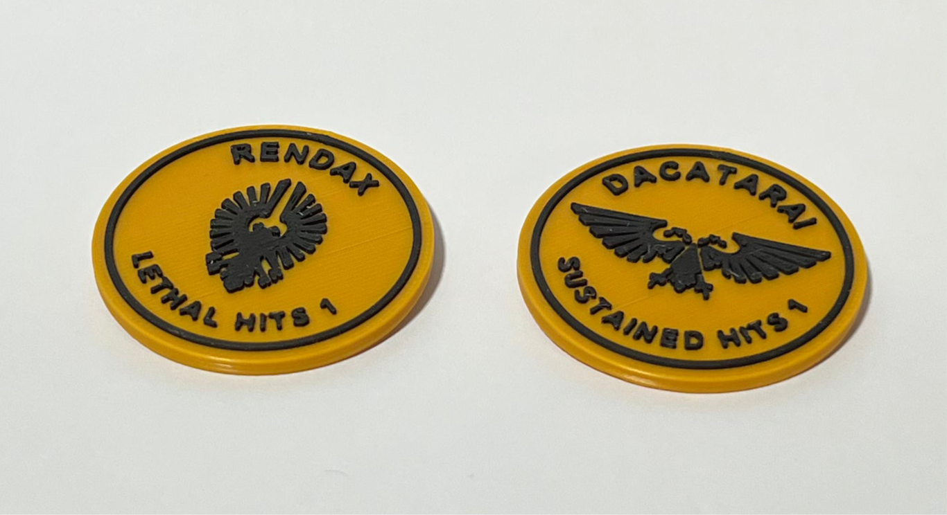 Custodes Martial Katah Tokens(10pc)