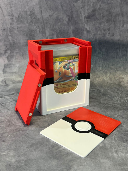 Top Loader Storage Pokeball Theme