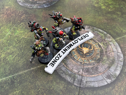 Deep Strike & Deployment Zone Markers(Curved)